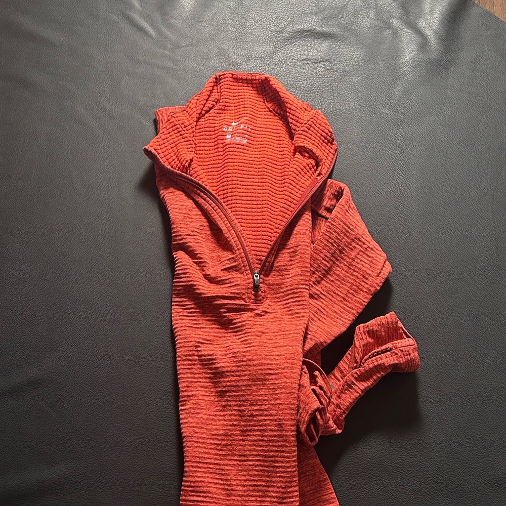 Nike Vibrant Red Half-Zip Top